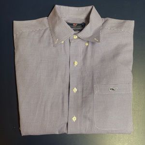 Mens Vineyard Vines Medium Long Sleeve Button Down Shirt